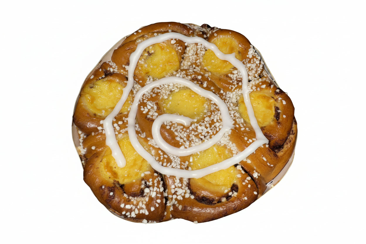 Butterkaka 450g — Klassisk Svensk Butterkaka med Vaniljkräm & Glasyr