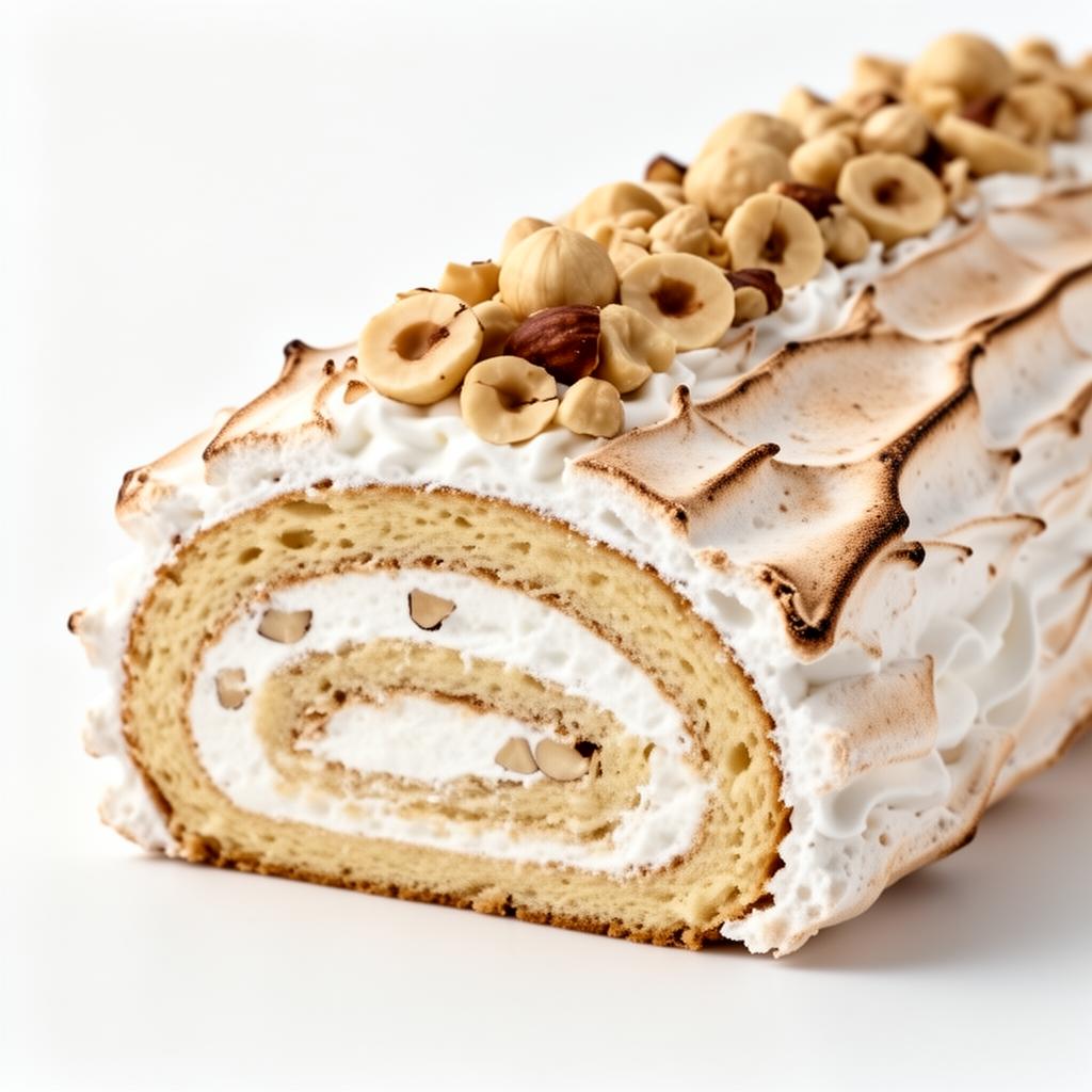 Budapesttårta med hasselnötsmaräng