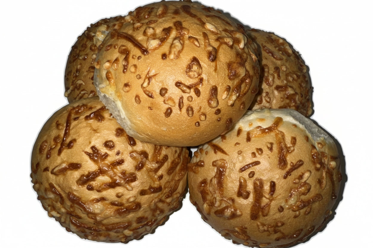 Ostfranska 8-pack — Klassiska Frallor med Gratinerad Ost 520g