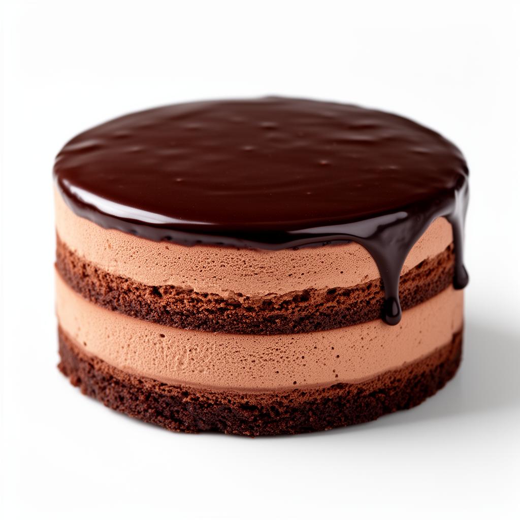 Moussetårta med chokladmousse
